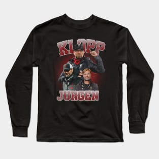 jurgen klopp vintage bootlag Long Sleeve T-Shirt